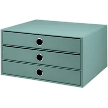 RÖSSLER Schubladenbox S.O.H.O. 34,3 x 25,0 x 18,5 cm 3-tlg. opal