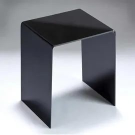 Wonido Hochwertiger Acryl-Glas Beistelltisch/Nachttisch, weiß glänzend, B44 x cm, H cm, Acryl-Glas-Stärke 8 mm