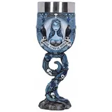 Nemesis Now Corpse Bride Kelch Emily 21 cm - Blau/Silber/Schwarz