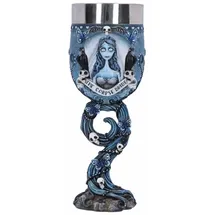Nemesis Now Corpse Bride Kelch Emily 21 cm - Blau/Silber/Schwarz