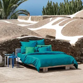 BASSETTI Uni Bettbezug einzeln 135x200 cm | tangerine-1191 - orange