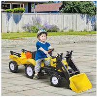 Homcom Trettraktor mit Anhänger Schaufel