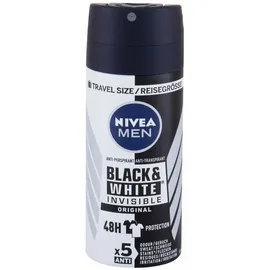 NIVEA Men Invisible For Black & White Original Antitranspirant gegen Spuren auf Textilien 100 ml für Manner