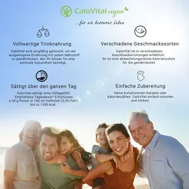 CALOVITAL PREMIUM KALORIENSHAKE VEGAN Erdbeere