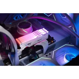 Kingston FURY Beast DDR5 6400MT/s RGB 64GB Kit (2x32GB) CL32 Weiß KF564C32BWEAK2-64
