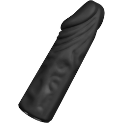 Dildo für Strap-Ons, 12 cm, schwarz