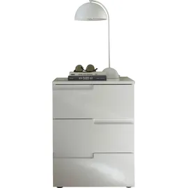 SchlafKONTOR Nachtschrank Spice 46 x 40,2 x 61,6 cm Weiß