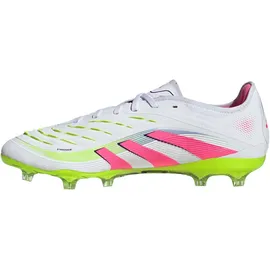 adidas Predator Pro FG Herren Cloud White/Lucid Pink/Lucid Lemon 47 1/3