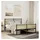 vidaXL Metallbett 140 x 200 cm Braun