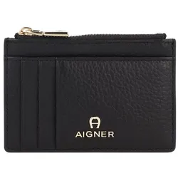 AIGNER Fashion Kreditkartenetui Leder 12 cm black