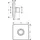 Hansgrohe ShowerSelect Soft Thermostat Highflow Unterputz für 1 Verbraucher Mattschwarz 36711670