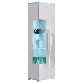 OTTO home Vitrine India 45 x 35 x 160 cm Weiß
