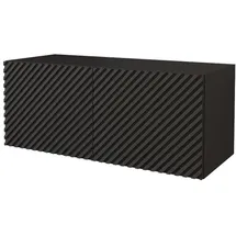 altdecor Zeno Lowboard 100 cm x 40 cm x 40 cm Schwarz/Weiß Holzwerkstoff