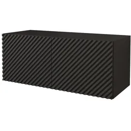 altdecor Zeno Lowboard 100 cm x 40 cm x 40 cm Schwarz/Weiß Holzwerkstoff