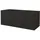 altdecor Zeno Lowboard 100 cm x 40 cm x 40 cm Schwarz/Weiß Holzwerkstoff