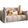 WFL GROUP Schlafsofa Lilo 120 x 86 x 101 cm Cordstoff beige