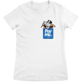 Hasbro Shirt "Monopoly PAY ME Girly Tee" in Weiß | Gr.: S