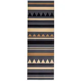 Esposa Küchenläufer Braun, Grau, - 50x150 cm x 150 cm Streifen Grau-Braun