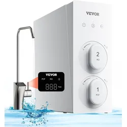 VEVOR Umkehrosmose-Wasserfilter 800 GPD 8-stufige Durchlauferhitzer-Wasserfilter