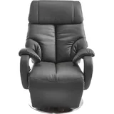 TV-Sessel SIT & MORE "Invito", grau (anthrazit), B:80cm H:111cm T:80cm, NaturLEDER (echtes Rindsleder);Luxus-Microfaser (100% Polyester);Luxus-Kunstleder, Sessel, Fernsehsessel, in Größe S, wahlweise mit Motor und Aufstehhilfe