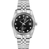 B JACQUES DU MANOIR Inspiration Edelstahl 36 mm