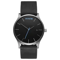 MVMT Mm01-bsl Uhr - Black Leather / Black -