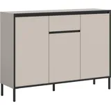 xonox.home Tron 136 x 101 x 38 cm Kaschmir / Schwarz