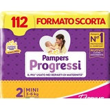 Pampers Fortschritt & Fit Prime Mini, 112 Windeln, Größe 2 (3-6 kg)