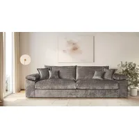 Big-Sofa HOME AFFAIRE "Soft&Cosy XXL, B: 303 cm - OTTO. Verlässliche Qualität.", beige (taupe), B:303cm T:123cm, 100% Polyester, Sofas, Big-Sofa, Mega-Sofa, Cord oder Chenille-Struktur, mit Federkern & 4 Zierkissen, Topseller