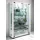 VCM Vitrine Lumo 59 x 18 x 91,3 cm Weiß