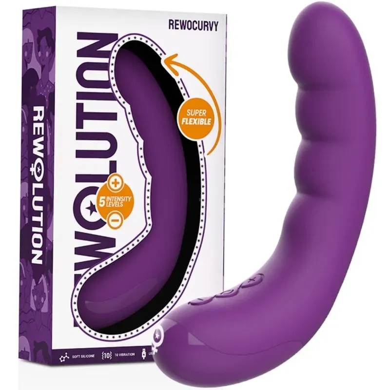 REWOLUTION - RewoCurvy wiederaufladbarer flexibler Vibrator