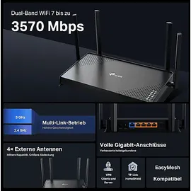 TP-Link Archer BE220 Wi-Fi 7 Router