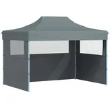 vidaXL Profi-Partyzelt 3 x 4 m inkl. 3 Seitenteile Anthrazit