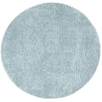 Carpet City Shaggy", blau Türkis, H:30mm Ø:200cm, Polypropylen, Teppiche