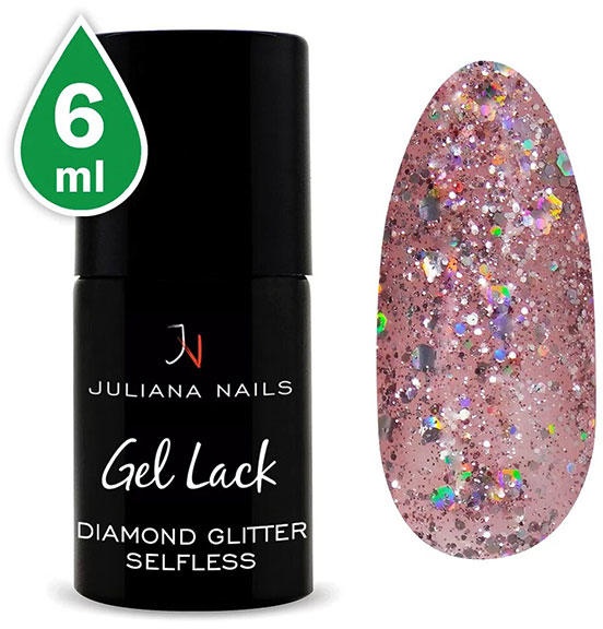 Juliana Nails Gel Lack Glitter/Shimmer Diamond Glitter Selfless 6 ml