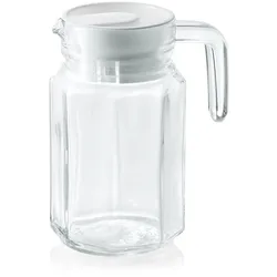 30x Glas Krug / Karaffe mit Deckel 0,5 l