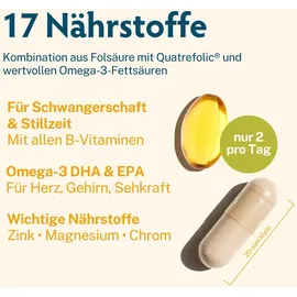 BabyFORTE Folsäure + Omega-3 Kapseln 180 St.