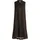 Cartoon Druckkleid Kleid mit Stickerei Dunkelbraun 42
