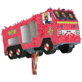 Magni Pull-Pinata Feuerwehrmann Sam Rot
