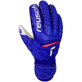Reusch Attrakt Grip Finger Support weiß|blau 5,5