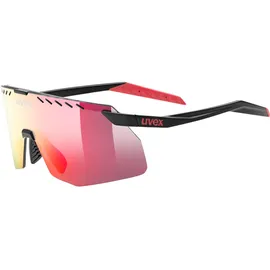 Uvex Pace Stage S - Black Matt - Mirror Red