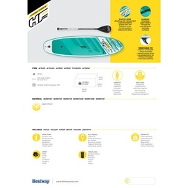 BESTWAY Hydro-Force SUP Allround Board-Set HuaKa'i 305 x 84 x 15 cm