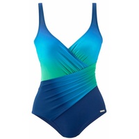 LASCANA Badeanzug Damen blau-türkis Gr.38 Cup E