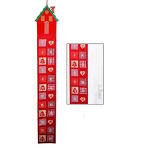 Onshop24.eu Adventskalender Filztannenbaum mit 24 Täschchen
