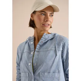 Cecil CECIL, Damen, Overshirt mit Kapuze und Streifen - XXL