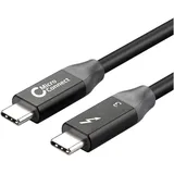 MicroConnect USB-C 2 m Schwarz