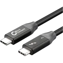 MicroConnect USB-C 2 m Schwarz