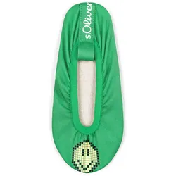 s.Oliver Sustainable Gymnastik Schläppchen Kinder 7527 - fern green 29-30