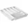Rotho Domino Besteckkasten mit 7 Fächern 39,7 x 34,1 x 5,1 cm Kunststoff weiß
