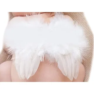 Engelsflügel Neugeborene Federn Fotoshooting Kostümaccessoire Karneval Weihnachten Halloween Foto Neugeborenes Originelle Geschenkidee